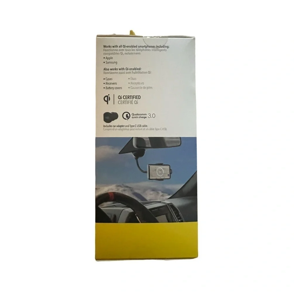 Scosche Wireless Fast Charging Window:Dash Mount​​​